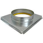 Take-Off Collar for PCU, 15 x 17 Square to 14" Round