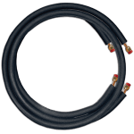 Ductless Lineset, 1/4" x 1/2" x 50', 3/8, Black Standard