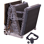 Flex Coil w/ Drainpan, 2R/18/17.5, Alum, Hz