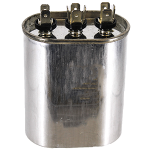 Flat Dual Run Capacitor, 55/7MFD, 370V
